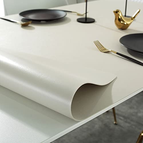 NINGHOME Küche Esstisch Kunststoff,70x120cm,PVC Tischdecke Rechteckig für Küche Esstisch Kunststoff Wischtuchreinigung Tischdecke für Indoor Outdoor von NINGHOME