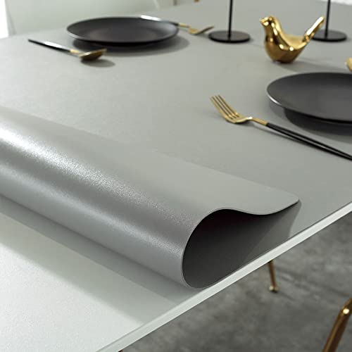 NINGHOME Wasser- und ölbeständig,50x100cm,Elegante Linoleum-Tischdecke, abwischbare rechteckige rechteckige PVC-Linoleum-Vinyl-Tischdecke, wasserdicht von NINGHOME