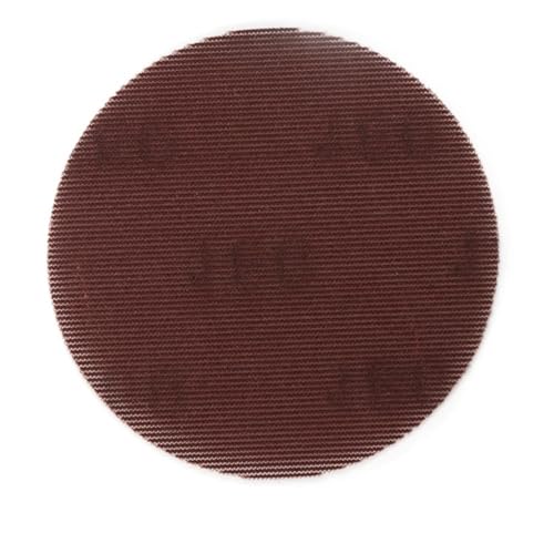 NINHFTDROU Sanding Discs 10 Stück 5 Zoll Klett-Schleifstaubfreie Scheibe Mesh-Schleifscheiben Schleifpapier Anti-Blockier-Schleifpapier for Autoholz(120) von NINHFTDROU