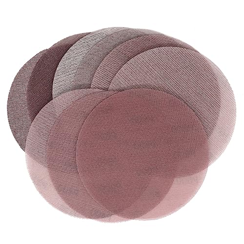 NINHFTDROU Sanding Discs 10 Stück 9 Zoll 220 mm Maschenschleifpapier mit Klettverschluss, staubfreie Schleifscheiben, Anti-Blockier-Schleifpapier for Trockenschliff, P80 bis 600(Grit 100) von NINHFTDROU