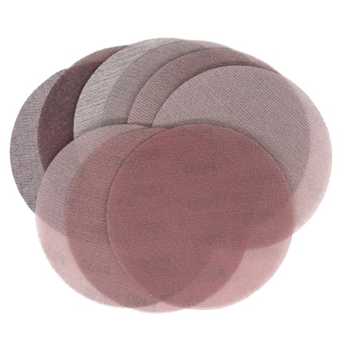 NINHFTDROU Sanding Discs 10 Stück 9 Zoll 220 mm Maschenschleifpapier mit Klettverschluss, staubfreie Schleifscheiben, Antiblockier-Schleifpapier for trockenes Schleifen(100) von NINHFTDROU