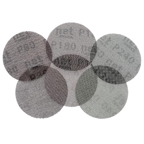 NINHFTDROU Sanding Discs 15 Stücke 4 Zoll 100mm Anti-blocking Trockenschleifpapier 80 Bis 240 Körnung(180) von NINHFTDROU