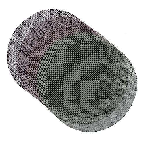 NINHFTDROU Sanding Discs 9 Zoll 220 mm Mesh Staubfreie Schleifscheiben Anti-Blockier-Klett-Schleifpapier rund 80-320 Körnung Auto-Dekorationspapier(120 Grit) von NINHFTDROU