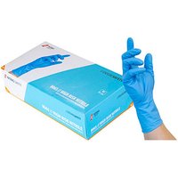 NITRAS® unisex Einmalhandschuhe HIGH RISK NITRILE blau Größe XL 50 St. von NITRAS®