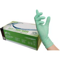 NITRAS® unisex Einmalhandschuhe MINT WAVE grün Größe M 100 St. von NITRAS®