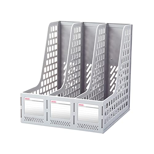 Desk File Organizer,Desktop Organizer File Sorter Aktenmagazin-Ordnerhalter, verdickte Aktenbox, Aktenregale, Bücherregal, Desktop-Büro-Aktenbox, Desktop-Datenregale for Office Home File Organizer(C,1 von NIULIniuli