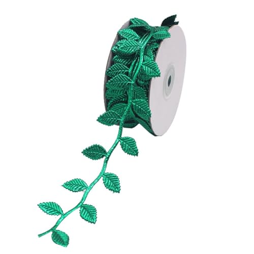 NIUSABOU Kunstblätterband, Dekoband Geschenkband 10m, Dekoband for Geschenkverpacken, DIY Basteln, Party, Hochzeit(Green) von NIUSABOU