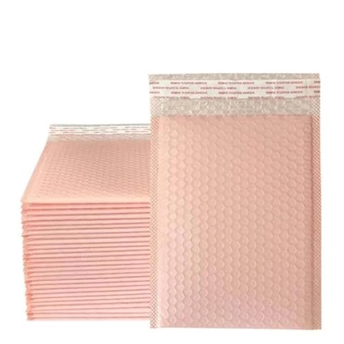 NIXUUANGCHISA Luftpolsterumschläge Luftpolsterumschlag 50 Stück Umschläge for Versandtaschen, gepolsterte Umschläge for Verpacken, Siegel, Versandpolsterung(Light pink,11 * 15cm) von NIXUUANGCHISA