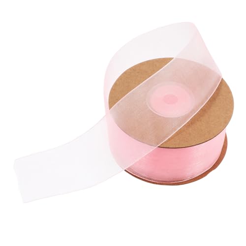 NIYANGLE 1 Rolle Schneegarnband Chiffon Tüllband Organza Schleife DIY Fransenband Tüllbänder Feiertagsbänder Seidenchiffonband Weißes Band Bastelband Knoten Verpackung Haare NIYANGLE 1 Rolle Schneegarnband Chiffon Tüllband Organza Schleife DIY Fransenband Tüllbänder Feiertagsbänder Seidenchiffonband Weißes Band Bastelband Knoten Verpackung Haare von NIYANGLE