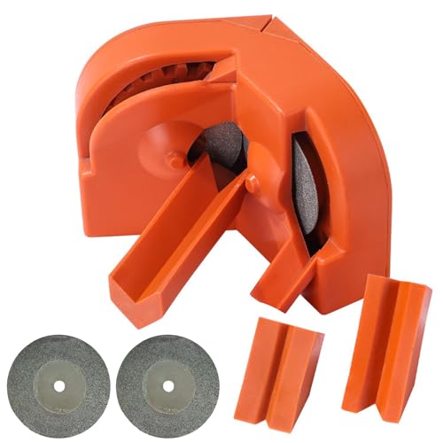 Multipurpose Drill Bit Grinding Sharpener, Drill Bit Grinding Sharpener, Multipurpose Bohrer Schleifgerät, Tragbares elektrisches Schleifwerkzeug für alle Bohrer, Orange von NIYATA