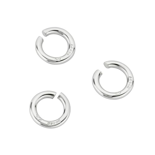 10x Öse 925 Silber 4,0mm Biegeringe Silberketten VerbindungsringeErsatzteil DIY von NKlaus