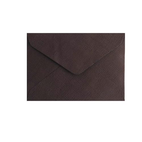 NMZXSTKN Hochzeitseinladungen Karte 10 Stück Briefumschläge for Hochzeitseinladungen, Hemp Weave Mailer(Coffee) von NMZXSTKN