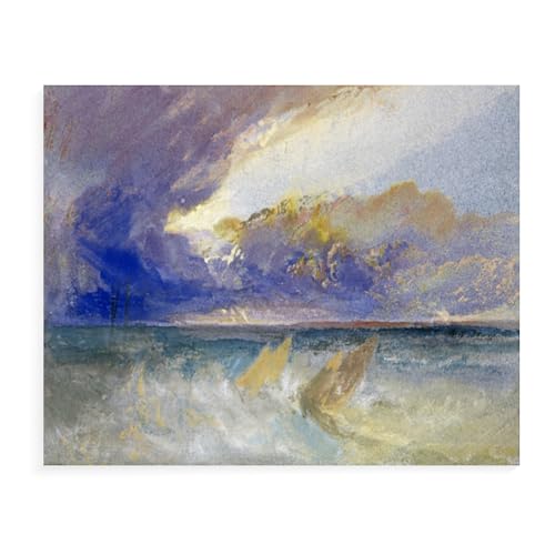 Malen Nach Zahlen Erwachsene Landschaften - Berühmte Gemälde Joseph Mallord William Turner - Sea View - 40X50Cm Leinwand Kinder,C20 von NNALEGS