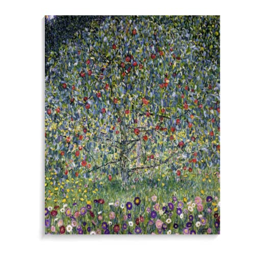 Malen Nach Zahlen Erwachsene Mit Rahmen Landschaften - Apple Tree - Gustav Klimt 40X50Cm Malen Nach Zahlen Leinwand Bekannte Gemälde Mit Acryl,A8 von NNALEGS