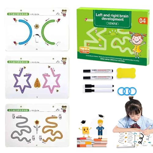Scribble Smart Workbook, Scribble Smart Reusable Workbook, Scribble Smart Workbook for Toddler, Little Curious Minds Scribblesmart, Scribblesmart™ Workbook: Fast-Track Young Minds, age 2-8 (Level 4) von NNBWLMAEE