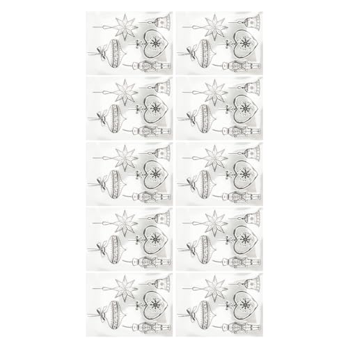 10PCS Klare Stempel Wiederverwendbare Eltern-Kind-Interaktion Transparente Stempel Werkzeug für DIY Scrapbooking Karte, Der Alben (T2018) von NOENNULL