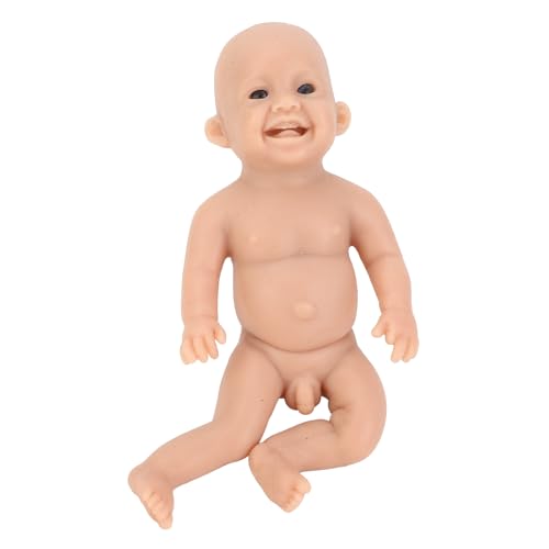 NOENNULL 6-Zoll-Miniatur-Neugeborenen-Silikon-Babypuppen, Süße Weiche Kleinkindpuppe, Baby-Neugeborenen-Babypuppe für Kindern (Junge) von NOENNULL