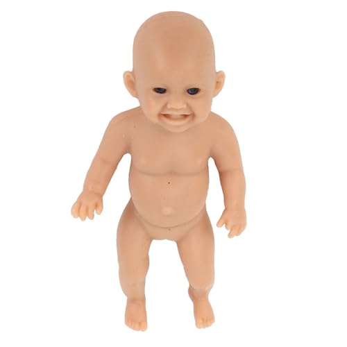 NOENNULL 6-Zoll-Miniatur-Neugeborenen-Silikon-Babypuppen, Süße Weiche Kleinkindpuppe, Baby-Neugeborenen-Babypuppe für Kindern (Mädchen) von NOENNULL