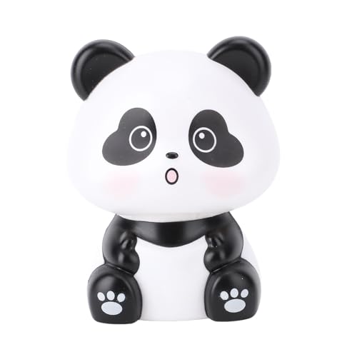 NOENNULL Solar Powered Panda Ornament Auto Dashboard Hanging Ornament Automatisch Nicken Süß (Typ a) von NOENNULL