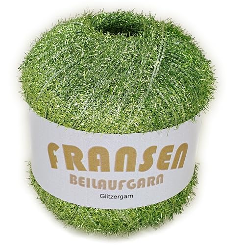 NOGA EFFEKTGARN GmbH Fransen Beilaufgarn auf 25 Gramm Knäuel Hellgrün, 65% Polyester, 35% metallisches Polyester, Shabby Chic, Alle Gelegenheiten von NOGA EFFEKTGARN GmbH