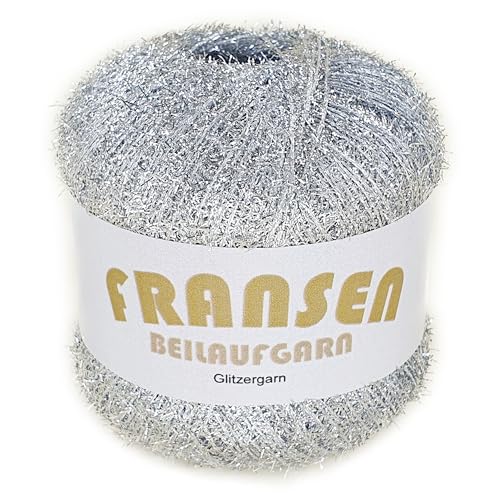 Fransen Beilaufgarn auf 25 Gramm Knäuel Farbe Silber von NOGA EFFEKTGARN GmbH