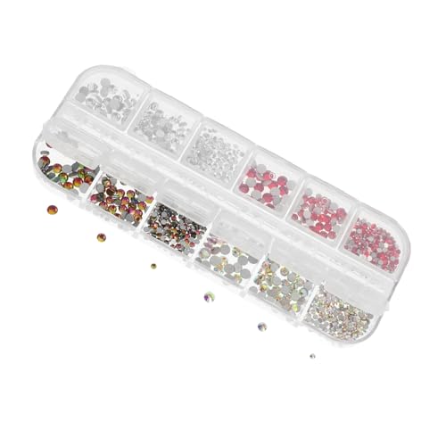 NOLITOY 1 Box Mit Stilvollen Nagel Charms Nail Art Dekore DIY Maniküre Zubehör Basteln Flatback DIY Strass Nagel DIY Ornamente Maniküre Strass Charms Nail Art Zubehör DIY Maniküre von NOLITOY