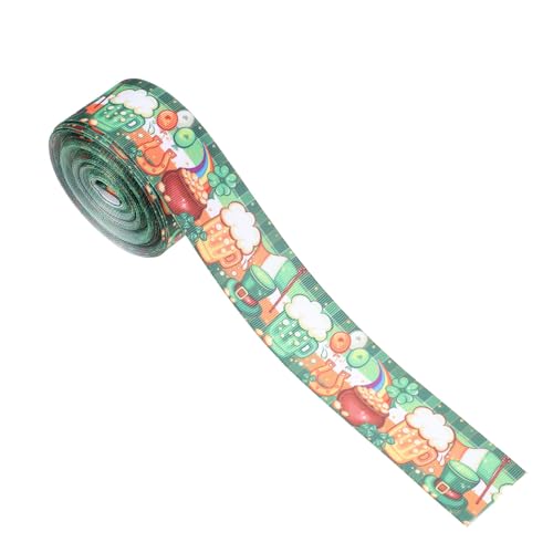 NOLITOY 1 Rolle Verpackungsband ribbon bandalette ziernieten Geschenkband für Partydekoration grünes Tutu Schleife Bänder verdrahtetes Band Geschenkdekoration Wärmeübertragungsband Green von NOLITOY