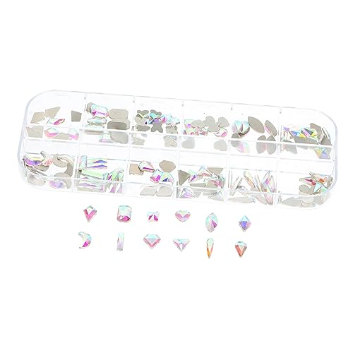 NOLITOY 1 Schachtel Basteln Sie Strasssteine Nageldiamantendekore Nagel Diamanten Nagel Charms Gesicht Strasssteine Kristalle Zum Basteln Strasssteine ​​für Nägel Glas Colorful von NOLITOY