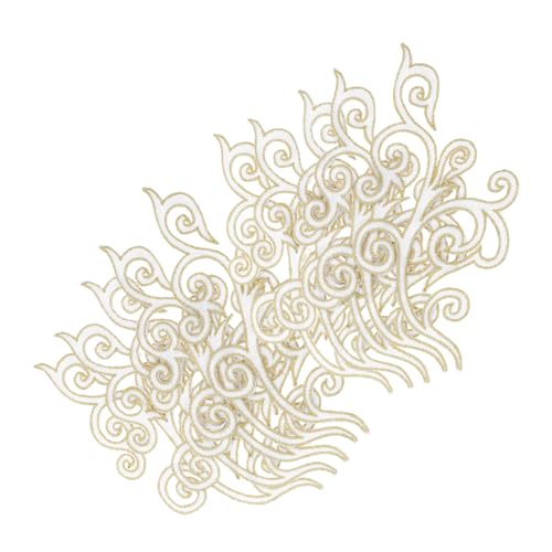 NOLITOY 10 Stück Bestickte Applikationen Mit Rückseitenkleber Blumen Stickerei Flicken Hochzeits Scrapbook Aufkleber Goldene Verzierungen Silberne Applikationsbänder Zum Basteln NOLITOY 10 Stück Bestickte Applikationen Mit Rückseitenkleber Blumen Stickerei Flicken Hochzeits Scrapbook Aufkleber Goldene Verzierungen Silberne Applikationsbänder Zum Basteln von NOLITOY