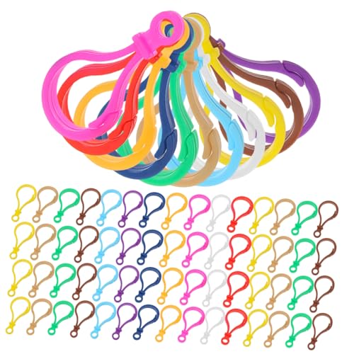 NOLITOY 100 Stück Farbenfrohe Glühbirnenschlüsselkette Haken Karabinerverschlüsse Schnappen Magnetischer Hummer Karabinerverschlussfeder Knebelverschluss Plastik Colorful NOLITOY 100 Stück Farbenfrohe Glühbirnenschlüsselkette Haken Karabinerverschlüsse Schnappen Magnetischer Hummer Karabinerverschlussfeder Knebelverschluss Plastik Colorful von NOLITOY