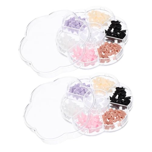 NOLITOY 2 Boxen Bogen Nagel Charms Schleifen Nageldekoration Für Frauen DIY Nail Art Zubehör Bunte Bogen Nagel Charms Für Kreative Nageldesigns Nail Decoration Charms von NOLITOY