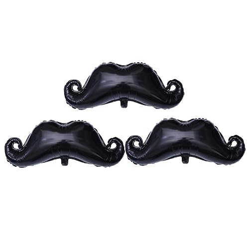 NOLITOY 3st Schnurrbart Hochzeit Kinderschmuck Schmuck Für Kinder Weihnachten Ballons Weihnachten Mustaches Schnurrbart Party Dekorationen Schnurrbart Strohhalme Rote Lippen Pater Mann von NOLITOY