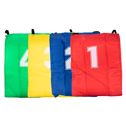 NOLITOY 4 Stück Sprungsack spielset Outdoor Outdoor Spiele interaktive springende Spielzeuge für Jutebeutel Tasche für Feldrennen für Outdoor-Springsack von NOLITOY