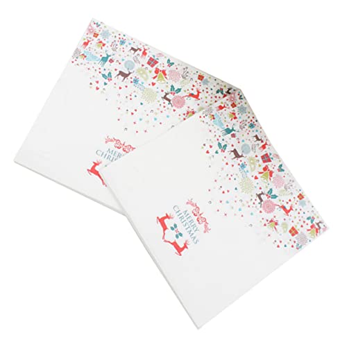 NOLITOY 40St Abendessen Servietten party sachen party supplies servietten banderole paper tig weihnachtliche Tischdekoration Geburtstag Seidenpapier Papierservietten bedruckte Servietten von NOLITOY