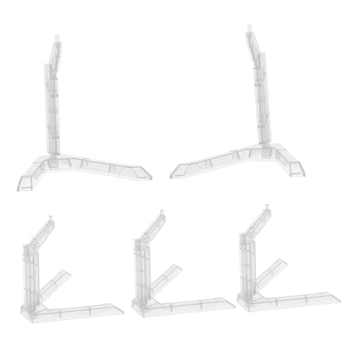 NOLITOY 5Stücke Teiliges Actionfiguren Halter Transparente Puppenständer für Sammlerfiguren Stabiler Modellstützrahmen für Ausstellungen und Dekoration NOLITOY 5Stücke Teiliges Actionfiguren Halter Transparente Puppenständer für Sammlerfiguren Stabiler Modellstützrahmen für Ausstellungen und Dekoration von NOLITOY
