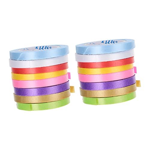 NOLITOY 5m Curling Ribbon Bunte Geschenkband Für Luftballons Und Hochzeiten Crimped Balloon Ribbon Für Festliche Dekorationen Und von NOLITOY