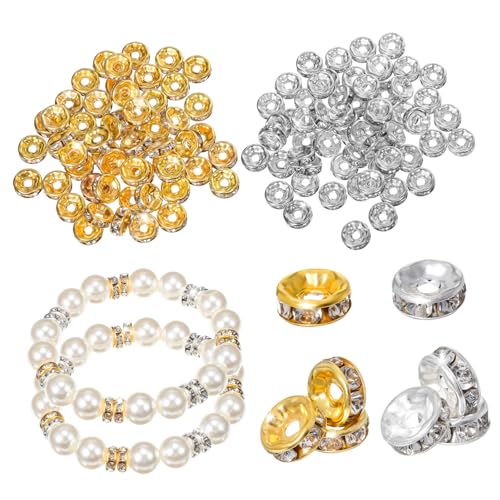 NOLITOY 600 Stück wulstiger Abstandshalter Lieferungen Fokalperlen runden Reiz für groß zarte kleine Perlen Armbandabstandshalter Armband Perlen Masse Metallperlen Eisen NOLITOY 600 Stück wulstiger Abstandshalter Lieferungen Fokalperlen runden Reiz für groß zarte kleine Perlen Armbandabstandshalter Armband Perlen Masse Metallperlen Eisen von NOLITOY