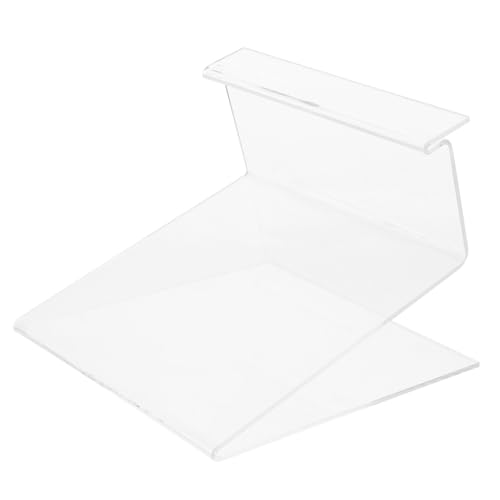 NOLITOY Acryl Buchständer Transparent Vielseitiger Magazine Display Rack Klarer Acryl Kartenständer Für Bücher Notizen Und Kunstwerke Breiter Ständer von NOLITOY