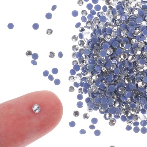 NOLITOY Hot Melt Rhinestones Flachrückige Strasssteine Für DIY Bastelprojekte SS10 27 2 Packungen à Für Kreative Dekorationen von NOLITOY