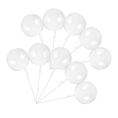 NOLITOY Transparente Bobo Luftballons Klarem Für Geburtstagsfeiern Hochzeiten Festivals Und Party Dekoration Vielseitig Einsetzbar Als Geschenkfüllung von NOLITOY