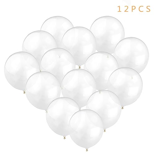 NOLITOY Verdickte Transparente Latexballons Runder Dekorativer Ballon Für Hochzeiten Geburtstagsfeiern Und Feste Für Helium Und Luftfüllung von NOLITOY