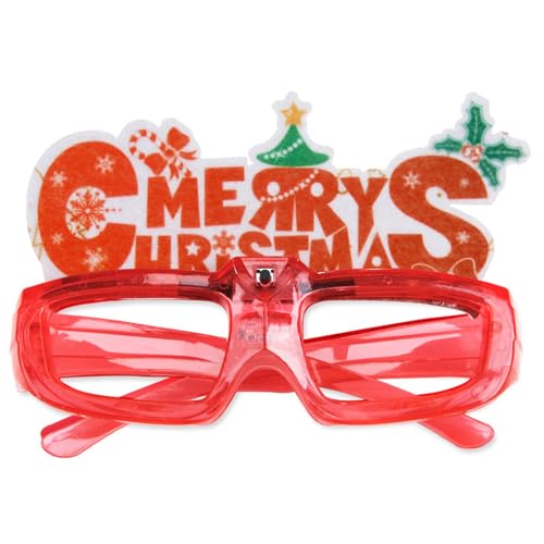 NOLOWY Neujahrsbrille, Karneval, Weihnachtsbrille, Foto-Requisiten, leuchtende Dekorationen, Neujahr, Teenager, Erwachsene, Weihnachtsgeschenke von NOLOWY