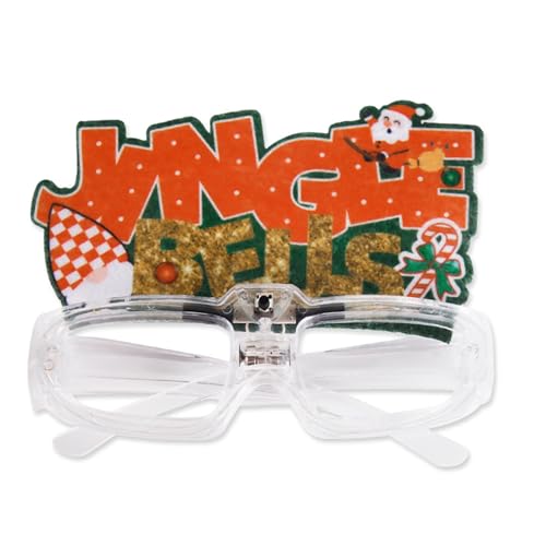 NOLOWY Neujahrsbrille, Karneval, Weihnachtsbrille, Foto-Requisiten, leuchtende Dekorationen, Neujahr, Teenager, Erwachsene, Weihnachtsgeschenke von NOLOWY