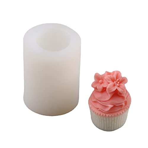 NONGYU Cupcake-Kerzen-Silikonform zur Herstellung von Kerzen, Mousse, Kuchen, Brot, Schokolade, Gips, Epoxidharz, Gieß-Silikonform von NONGYU