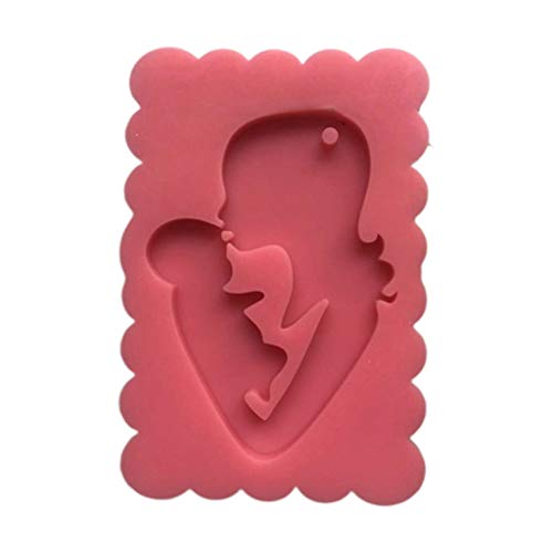 NONGYU for Creative Mother and Baby Keychain Resin Mold Crafts Bracelet Pendant Silicone Mold Handmade Glossy for Key Chai von NONGYU