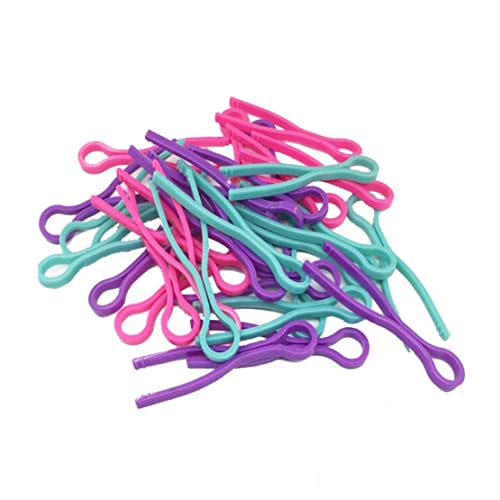 NOPEILVI 20 Stück Bobbin Buddies Bunte Unterfadenhalter Thread Buddies Clips Nähmaschinenzubehör für Garnspulen zum Organisieren von zufälligen Farben von NOPEILVI