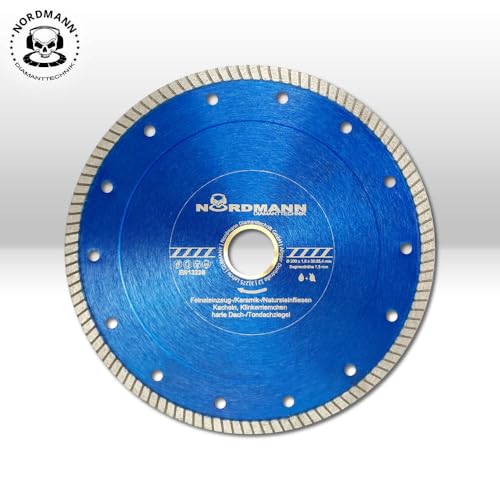 NORDMANN DIAMANTTECHNIK Diamant Trennscheibe FS-850 speed blau 150 x 22,23 mm, Diamantscheibe für Stein, Granit, Keramik, Ziegel, Fliesen-Scheibe mit hoher Schnittgeschwindigkeit von NORDMANN DIAMANTTECHNIK