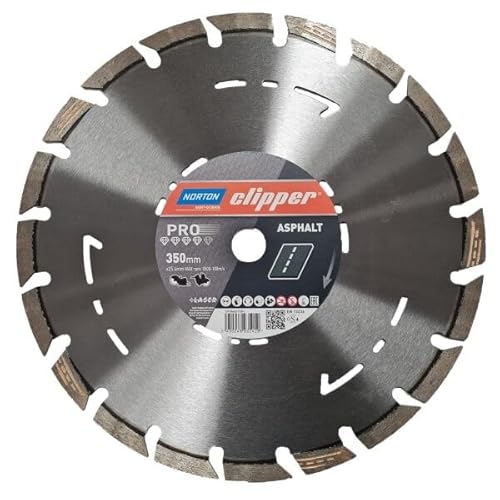 NORTON CLIPPER Diamantscheibe Pro Asphalt II - Ø 450 mm - Bohrung 25,4 mm - Segment (H/B) 12/3,2 mm | 70184631583 von NORTON Clipper