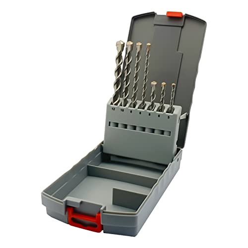 NORTOOLS Bohrer Sets 7 PCS Drehhammer SDS Plus Bohrer 2-Schneidköpfe mit PGM Mark Power Tools von NORTOOLS