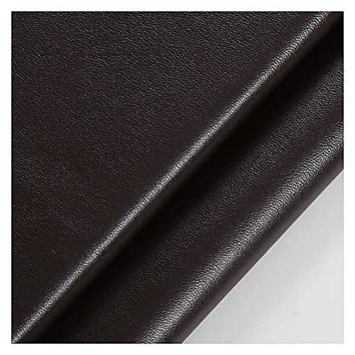 Bezugsstoff Kunstleder Polsterstoff Gekörnt Lederimitat texturiert Lederstoff Möbelstoff Meterware, Kunstleder Lederimitat Lederstoff Polsterstoff Möbelstoff (Size:1.37X1m,Color:Black coffee) von NOUHSANS